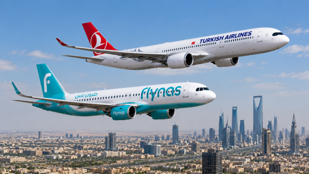 Turkish Airlines and flynas launch codeshare expanding Saudi and regional routes